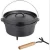 Import 12 Inch Pre Seasoned Cast Iron Pot 8 Quart Camp Dutch Oven from China