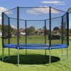 12ft 14ft 16ft Large Backyard Kids Single Bungee Jumping Trampoline with safety net