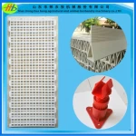 1.2m x 0.5m size Poultry plastic slats floor for farming broiler chicken house