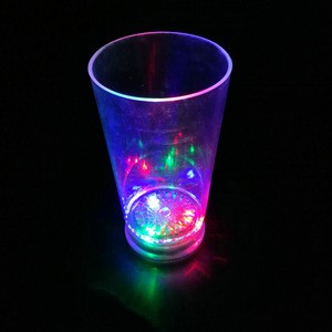 12oz led flashing plastic drinking juice cup