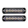 12V 24V Safety warning side light surface mount 6LED super slim LED mini strobe light for car truck