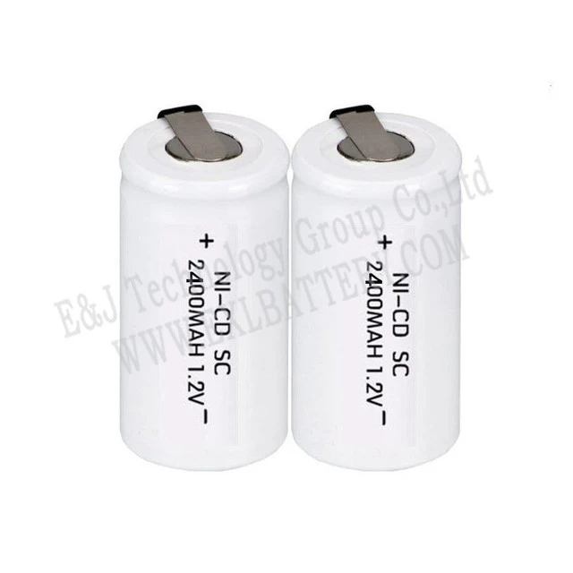1.2v nicd sc rechargeable battery  2400mah battery life Ni-Cd Rechargeable Battery