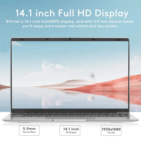 Buy 14.1 Inch Portable Laptop Narrow Bezel Full Hd 1920*1080/intel ...