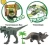Import 144piece Dinosaur Flexile Track/toy magic track from China