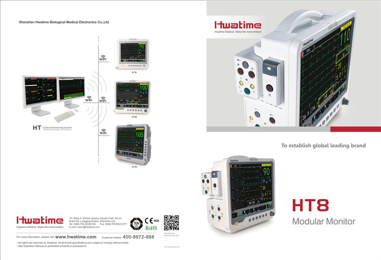 Buy 15 Inch Icu Room Touch Screen Heart Rate Vital Sign Patient Monitor ...