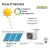 Import 1.5ton 18000btu AC DC hybrid solar air conditioner from China