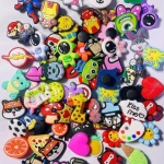 1pc Fashion taco Shoe Charms zodiac cambodia Buckle For Sandals Garden Shoe Decoration Young life Shoe Accessories
