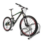 2 Bike Bicycle Floor Parking Bicycle Rack Cycling Rack Parking Garage Storage Organizer