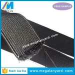 2017 1Inch Black Heavy Webbing Elastic Strap