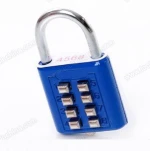 2018 AJF High security chrome plated outdoor push 8 buttons password lock