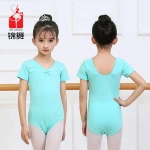 2018 Hot Sale Factory Wholesale Custom Logo Girls Ballet Training Leotards Kids Dancewear