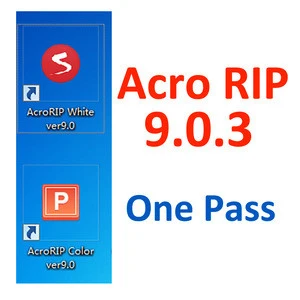 2018 Newest Free Download One Pass White Ink AcroRIP ver9.0.3 Acro RIP Software 9.0.3 Version For UV DTG Flatbed Printer