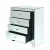Import 2018 Popular Furniture Charming Cabinet Dresser Bedroom Furniture Mirrored 4 Drawer Chest from China