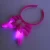 Import 2018Cool led plastic butterfly thumb headband led flashing Light party supplies from China