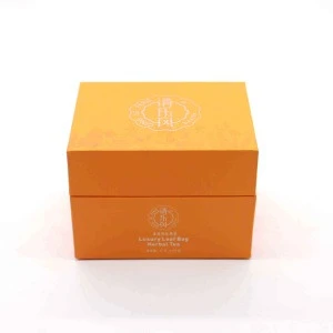 2019 Custom luxury leaf bag herbal tea cardboard paper gift packaging boxes