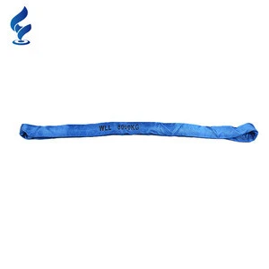 2019 New Design High Quality Professional 100% Polyester Soft Lifting Round Webbing Sling