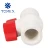 2020 china supplier manufacturing plastic 50mm grey color female male pvc ball valve