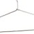 Import 2020 hot selling Metal Clothes Hangers with Polished Chrome Heavy Duty Silver Metal Wire Hanger from China
