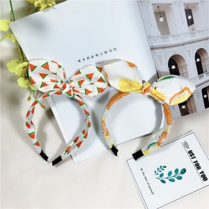 2020 latest custom design fashion decorate twisted knot bow headband for women hair accessories