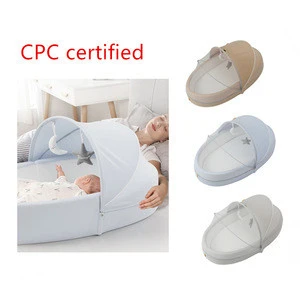2020 NEW 100% Cotton Sleeping Newborn folding portable kids baby cot nest crib bed children beds