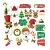 Import 2020 new design Christmas New Year Happy Festival party supplies set photo booth props from China