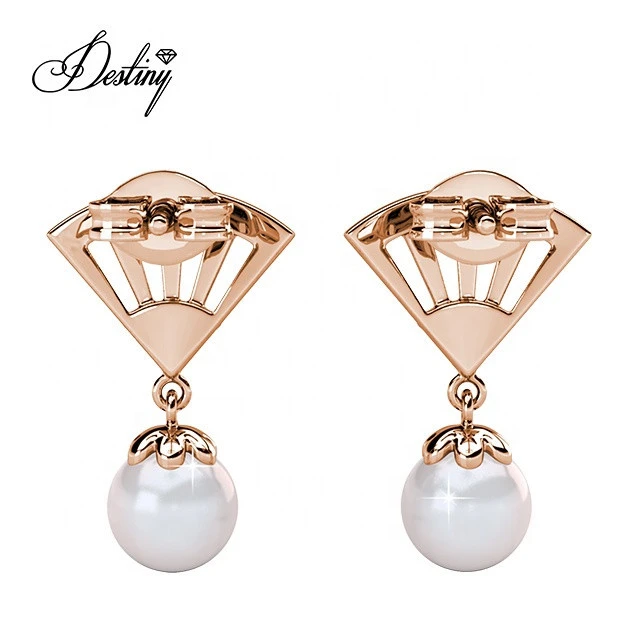2020 New Jewelry For Women Ingride Pearl Earring Stud Set With Premium Grade Crystal