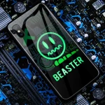 2020 Stylish Universal Multi Function Call flash light tempered glass cell phone case for iPhone 11 /12 glowing cell phone case
