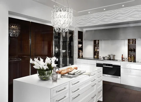 2021 Europe Kitchen Interior Modern Design Kitchen Cabinet Kitchen Pantry Storage