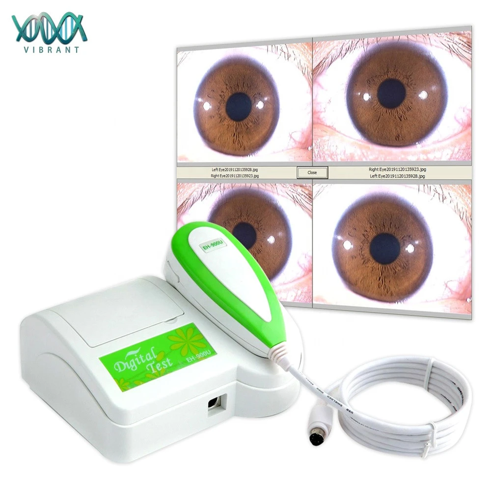 2021 Hi-Accuracy  professional portable 5mp iriscope iris analyzer iridology camera with pro iris