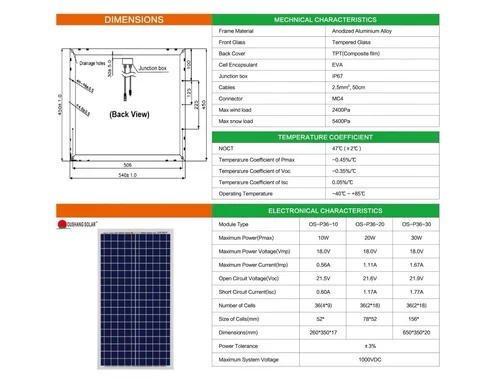 Buy 2021 Hot Sale Poly Panel Solar 10w 20w 30w Mini Solar Panel 10w ...