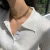 Import 2021 Ins New Design Simple Rhinestone Cuban Chain Necklaces Crystal Wide Link Chain Choker Necklace Bracelet from China
