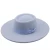 Import 2021 New 9.5 cm Wide Brim Plain Hat Women Wool Fedora Felt Hat with Bowknot from China