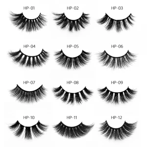 2021 new arrival 25mm mink lashes 3d mink eyelashes With private label custom packing box
