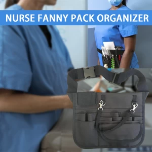 2021 new arrive nurse waist pack medical,custom nurse apron pro pack,cute medical nurse fanny pack organizer waist bag