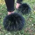 Import 2021New Arrive Fashion Real Raccoon Fur Slippers Womens Trendy Full Real Fur Slides Fully Covered Raccoon Fur Slides from China