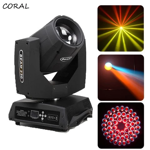 2022 Fast Shipping  Hot Sales High Quality Good Price 230w 7r Disco Stage Sharpy Beam Moving Head Light
