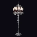 2023 New European Villa Living Room Crystal Floor Lamp Modern Minimalist Study Bedroom Bedside Lamp Hotel Floor Lamps