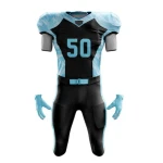 2024 Unisex Custom Football Uniform Sets High Quality Polyester Printed Design Plus Size Option American Adult Sports Clothing