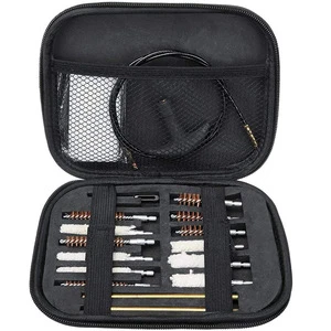 20pcs Outdoor Pistol Shotgun Hunting Tool Brush Accessories Gun Cleaning Kit with Carrying Case