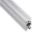 Import 20x40 t-slot profile industrial extrusion aluminum 2040 aluminium extrusion profiles from China
