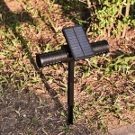 2200mah New Solar Powered Outdoor Insect Killer Bug Zapper For Garden