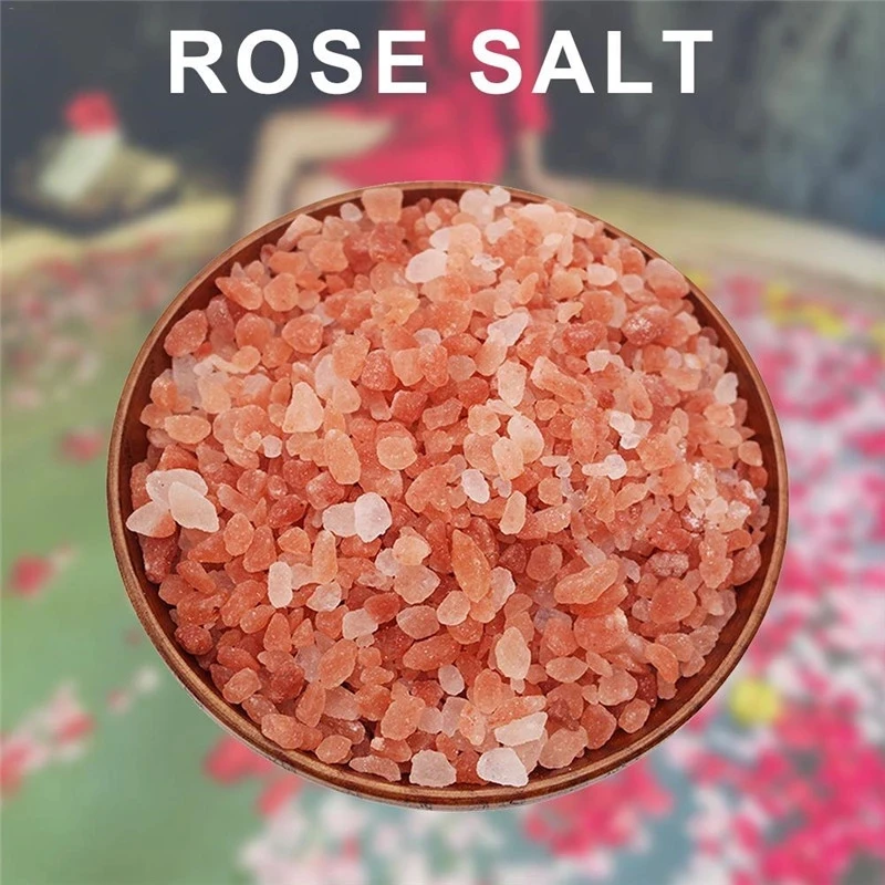 250g rose pure epsom salt bath powder foot bath salt crystal mud body foot skin relaxation salt packaging exfoliating scrub