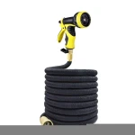 25ft 50ft 75ft 100ft Brass Fitting Expandable Garden Hose Flexible Retractable Garden Hose As Seen On Tv Water Hose