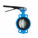 2inch OEM valves manufacturing ductile iron wafer type butterfly valve