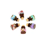 2ml soft clay essential oil bottle DIY creative aromatherapy glass bottle necklace accessories