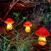 2V 40mah Polycrystalline Panel Outdoor Solar Mushroom String Led Garden Path Lawn Light