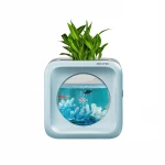 2W RGB light acrylic eco lamp led aquarium plants led lamp led light aquarium led bulb desk aquarium for bedroom office