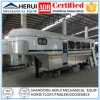 3 horse gooseneck trailer from China angle load