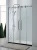 Import 3 panel sliding sliding shower door with curved glass from China