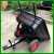 Import 300L tow tipper trailer heavy duty plastic dump bucket hopper tray tool cart lawn mower atv trailer for tractor ATV tractor from China
